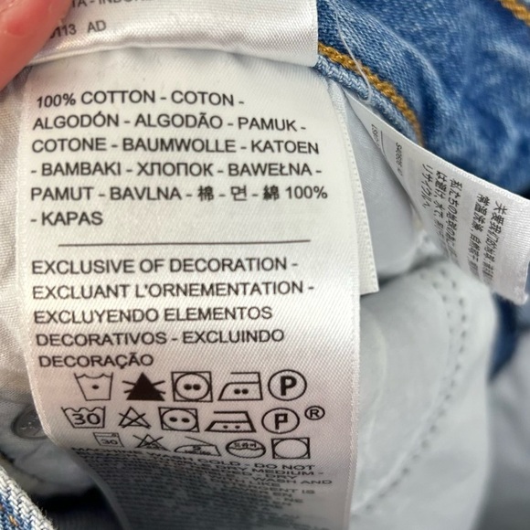 Levi's Wedgie Jeans Size 25 High Rise Denim - Picture 9 of 9